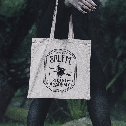  Salem Riding Academy Halloween Witch Tote Bag
