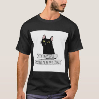 Salem Saberhagen - citaat van zwarte katten T-shirt