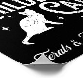 Salem Sanctuary Kinderloze Kat  Hekserig Vrouwtje Poster (Hoek)