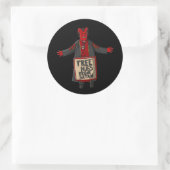 Salem Satan Ronde Sticker (Tas)