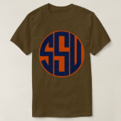 Salem State Circle Monogram T-shirt (Design voorkant)