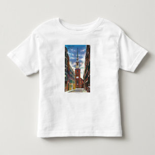 Salem Street Uitzicht van de oude Noordelijke Kerk Kinder Shirts