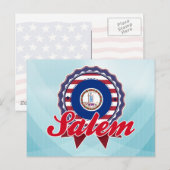 Salem, VA Briefkaart (Voorkant / Achterkant)