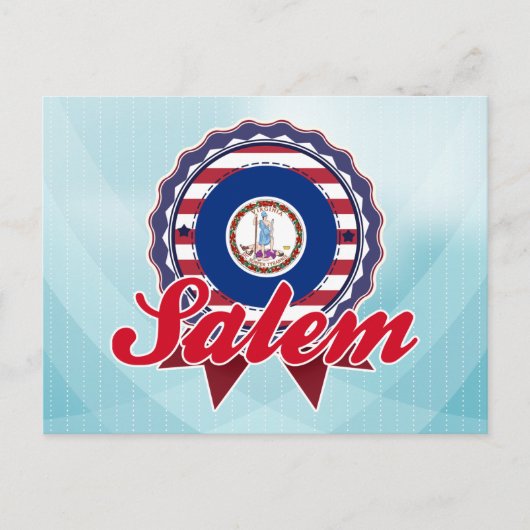Salem, VA Briefkaart (Voorkant)
