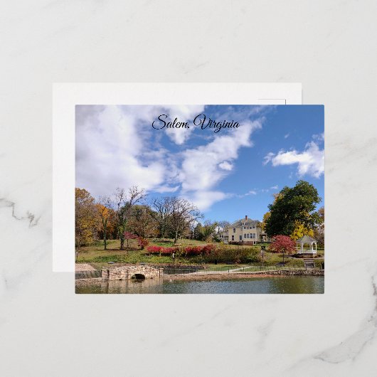 Salem Virginia Briefkaart (Voorkant / Achterkant)
