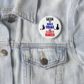 Salem voor Obama en Warren 2012 Ronde Button 5,7 Cm (In situ)