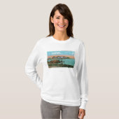 Salem Willows Uitzicht van Juniper Point en Salem T-shirt (Voorkant volledig)