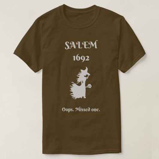 Salem Witch 1 T-shirt (Design voorkant)