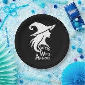 Salem Witch Academy Wiccan Witches Halloween Party Papieren Bordje (Feest)