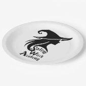 Salem Witch Academy Wiccan Witches Halloween Party Papieren Bordje (Gekanteld)