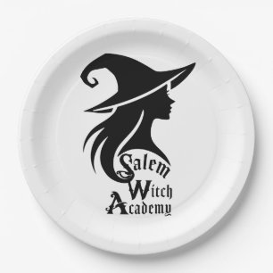 Salem Witch Academy Wiccan Witches Halloween Party Papieren Bordje