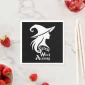 Salem Witch Academy Wiccan Witches Halloween Party Servet (Insitu)