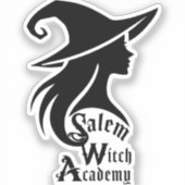 Salem Witch Academy Wiccan Witches Halloween Party Sticker (Voorkant)