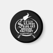 Salem Witch Broom Factory – Grappige gotiek Magneet (Voorkant)