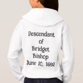 Salem Witch Descendants Girls Hoodie (Achterkant)