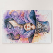 Salem Witch | Happy Halloween Legpuzzel (Horizontaal)