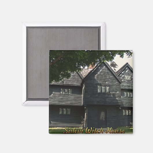 Salem Witch House Magnet (Voorkant / Achterkant)