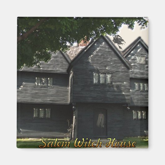 Salem Witch House Magnet (Voorkant)