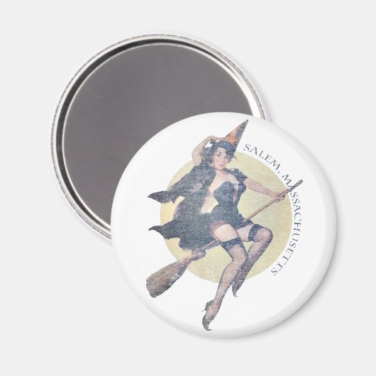 Salem Witch Magneet (Voorkant / Achterkant)