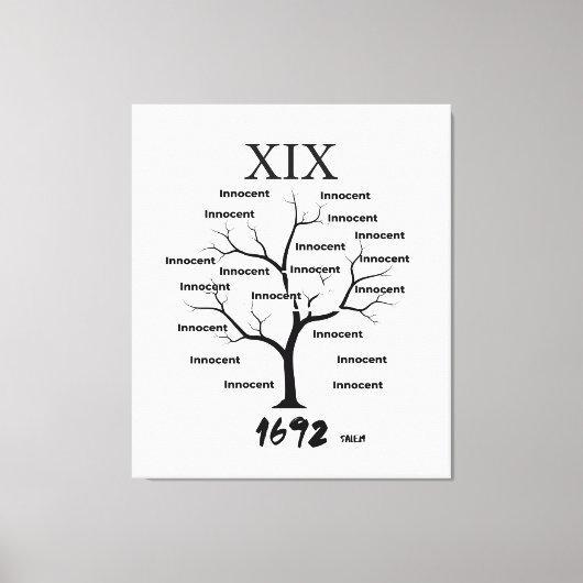 Salem Witch Memorial Canvas Afdruk (Voorkant)