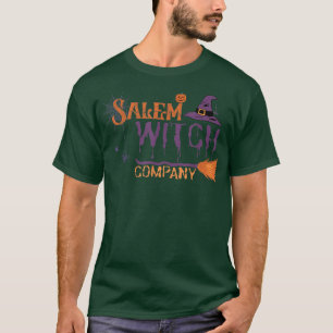 Salem Witch Pet Company Broom Snoep Bag Pumpkin Ha T-shirt