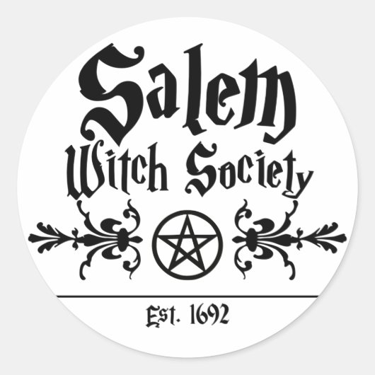 Salem Witch Society Sticker (Voorkant)
