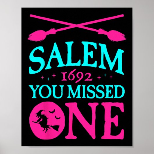 Salem Witch Trials 1692 Je hebt één getuige Hallo Poster (Voorkant)