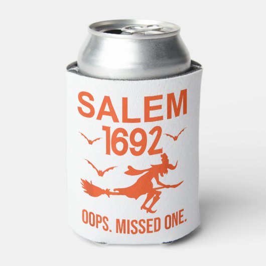 Salem Witch Trials 1692 Oops The Missed One Hallow Blikjeskoeler (Blikje Voorkant)
