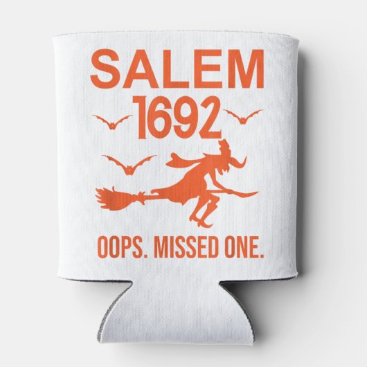 Salem Witch Trials 1692 Oops The Missed One Hallow Blikjeskoeler (Achterkant)
