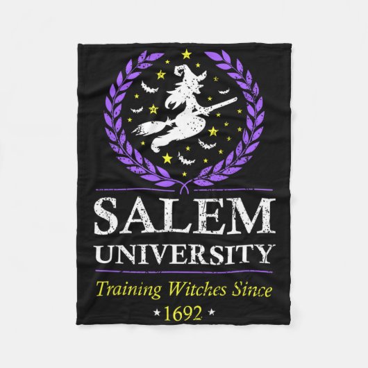 Salem Witch University Training Halloween Vrouwen Fleece Deken (Voorkant)