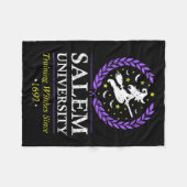 Salem Witch University Training Halloween Vrouwen Fleece Deken (Voorkant (Horizontaal))