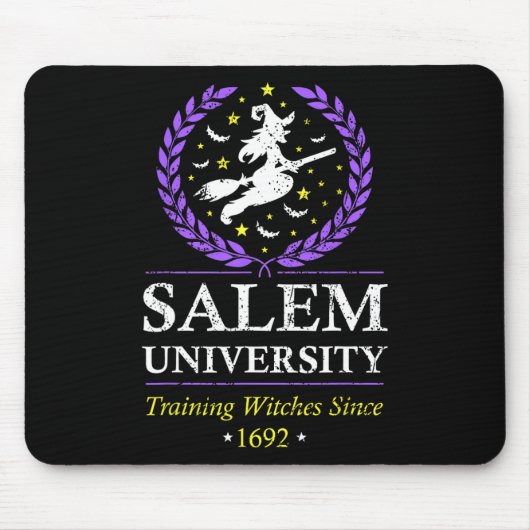 Salem Witch University Training Halloween Vrouwen Muismat (Voorkant)