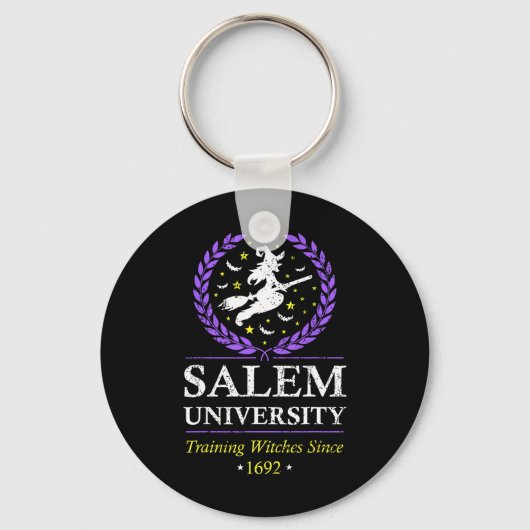 Salem Witch University Training Halloween Vrouwen Sleutelhanger (Voorkant)