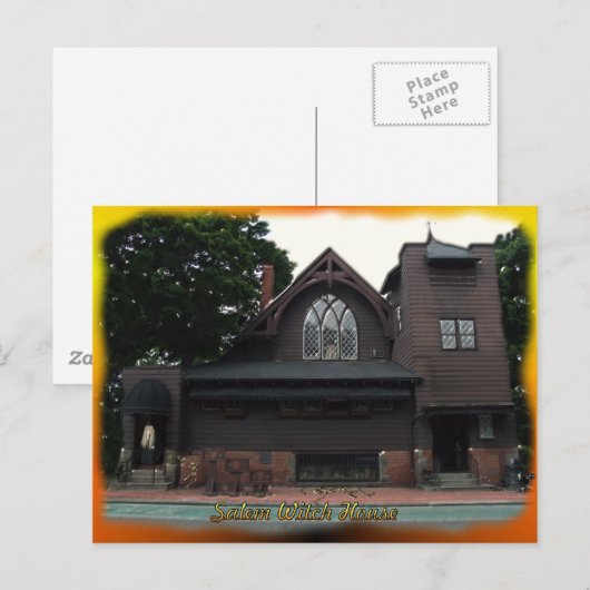 Salem Witches House Briefkaart (Voorkant / Achterkant)