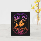 Salem you miste One Halloween Feminist Witch Tria Kaart (Gele Bloem)