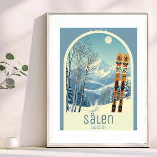 Sälen Zweden skigebied Poster