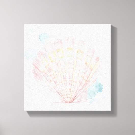 Salento Coast Shell Canvas Afdruk (Voorkant)