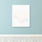 Salento Coast Shell Canvas Afdruk (Insitu (Houten vloer))