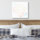 Salento Coast Shell Canvas Afdruk (Insitu (Slaapkamer))