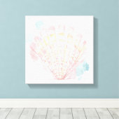 Salento Coast Shell Canvas Afdruk (Insitu (Houten vloer))