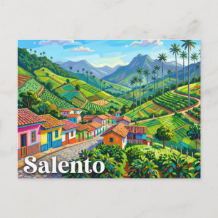 Salento Colombia Briefkaart