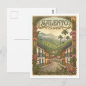 Salento Colombia Briefkaart (Voorkant / Achterkant)