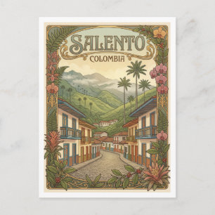 Salento Colombia Briefkaart