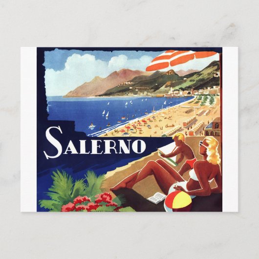 Salerno, Italiaanse riviera, Italië, , reizen Briefkaart (Voorkant)