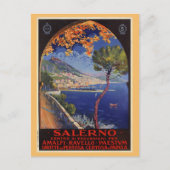 Salerno Italië —  zomervakantie Briefkaart (Voorkant)