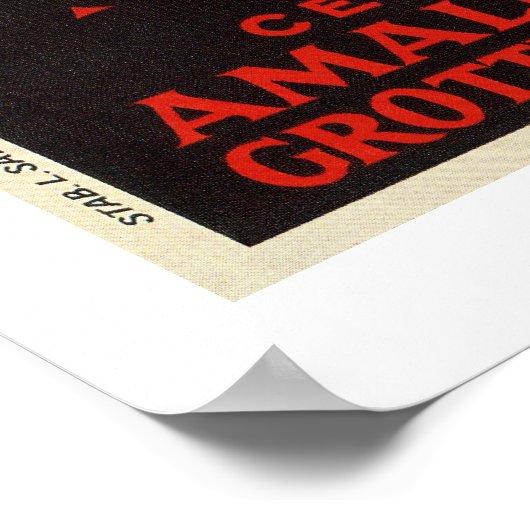 Salerno Italië —  zomervakantie Poster (Hoek)