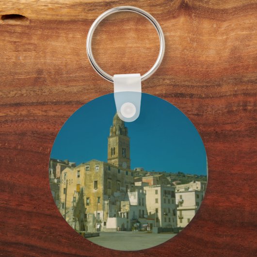 Salerno, kerk en stad sleutelhanger (Voorkant)