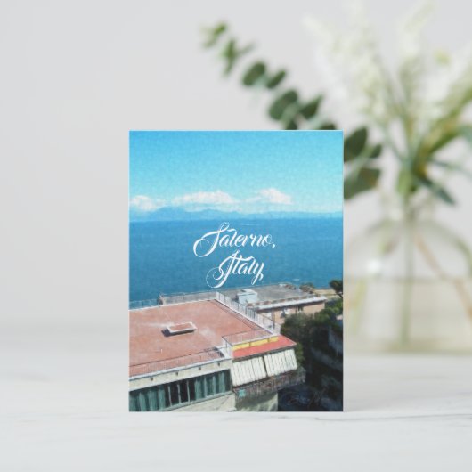 Salerno Zuid-Italië Briefkaart (Staand voorkant)