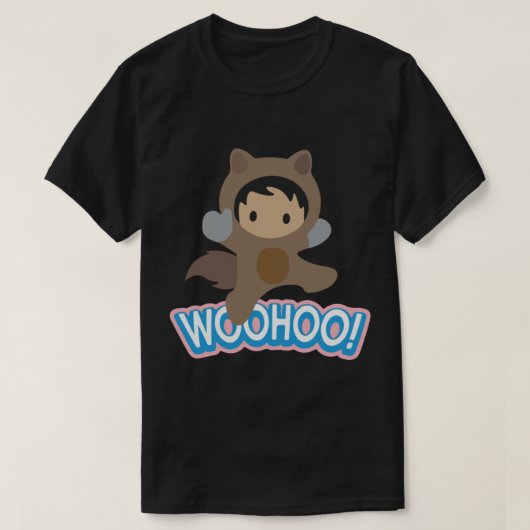 Salesforce Astro Wohooo - Salesforce trailblazer - T-shirt (Design voorkant)