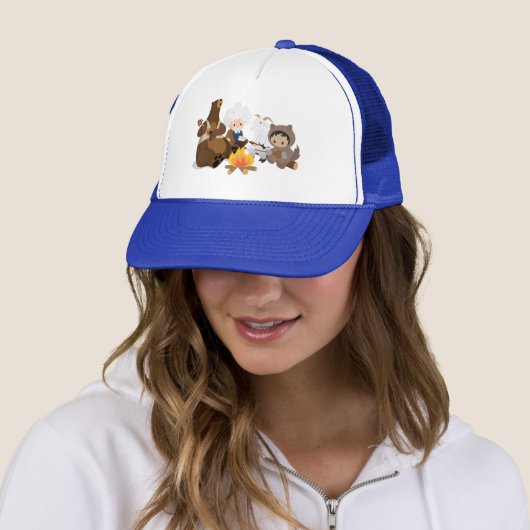 Salesforce Campfire Trucker Hat Trucker Pet (In situ)